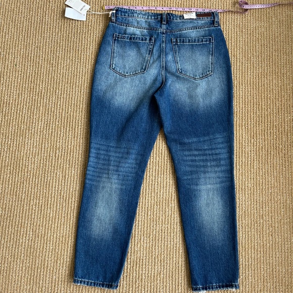 Blank Nyc The Ludlow Smart Aleck Crop Girlfriend Jean 03YL1385 SZ 29 Mom jeans - Picture 6 of 16